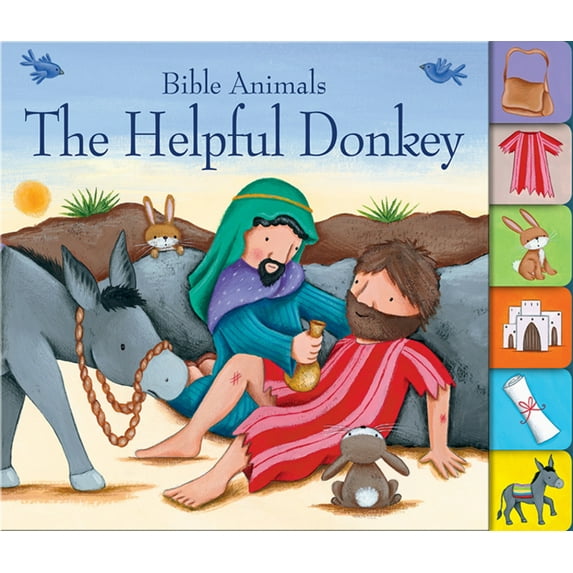 Bible Animals Board Books: The Helpful Donkey (Board Book)