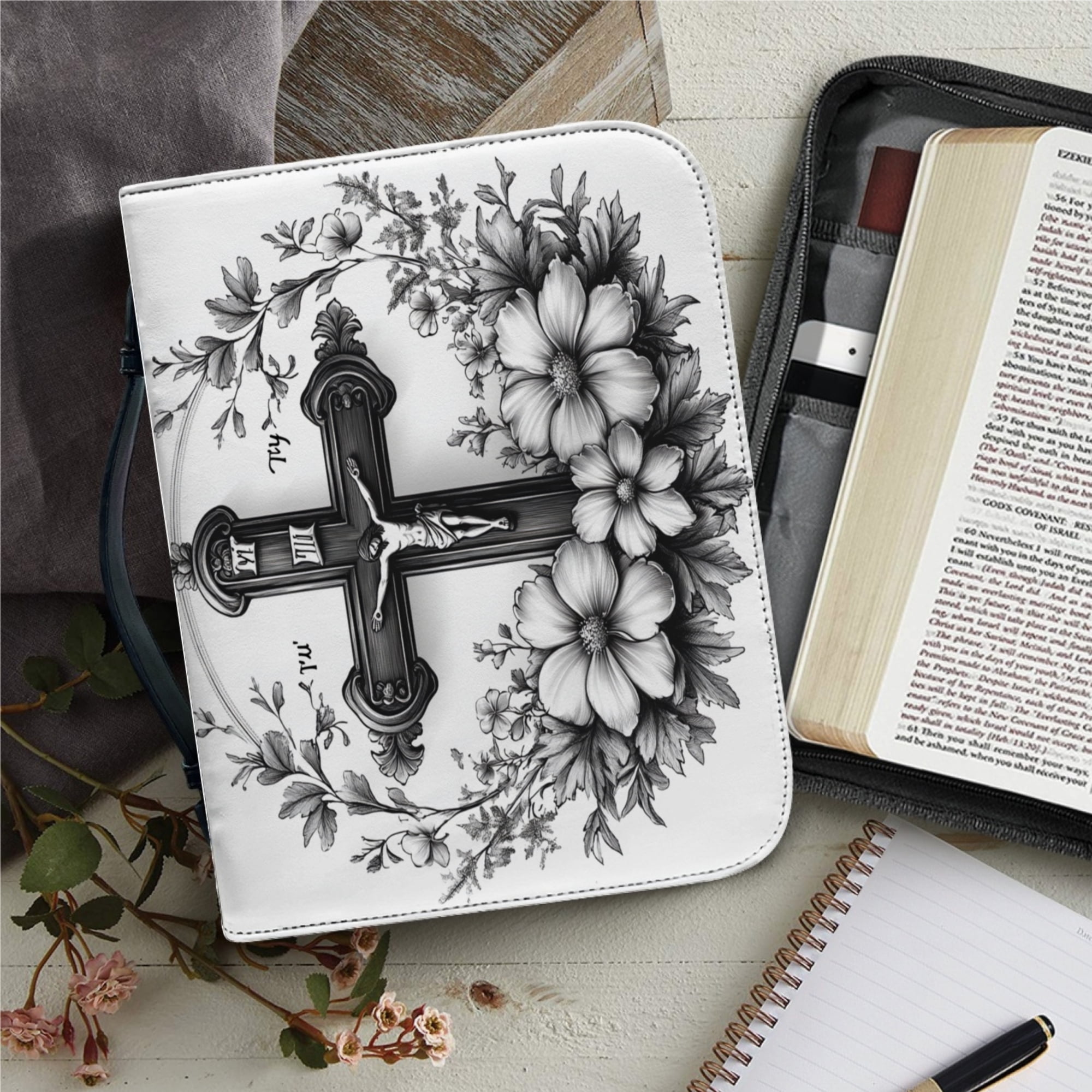 Bible Bags Ladies Storage Christian Bible Cover Case for Women ...