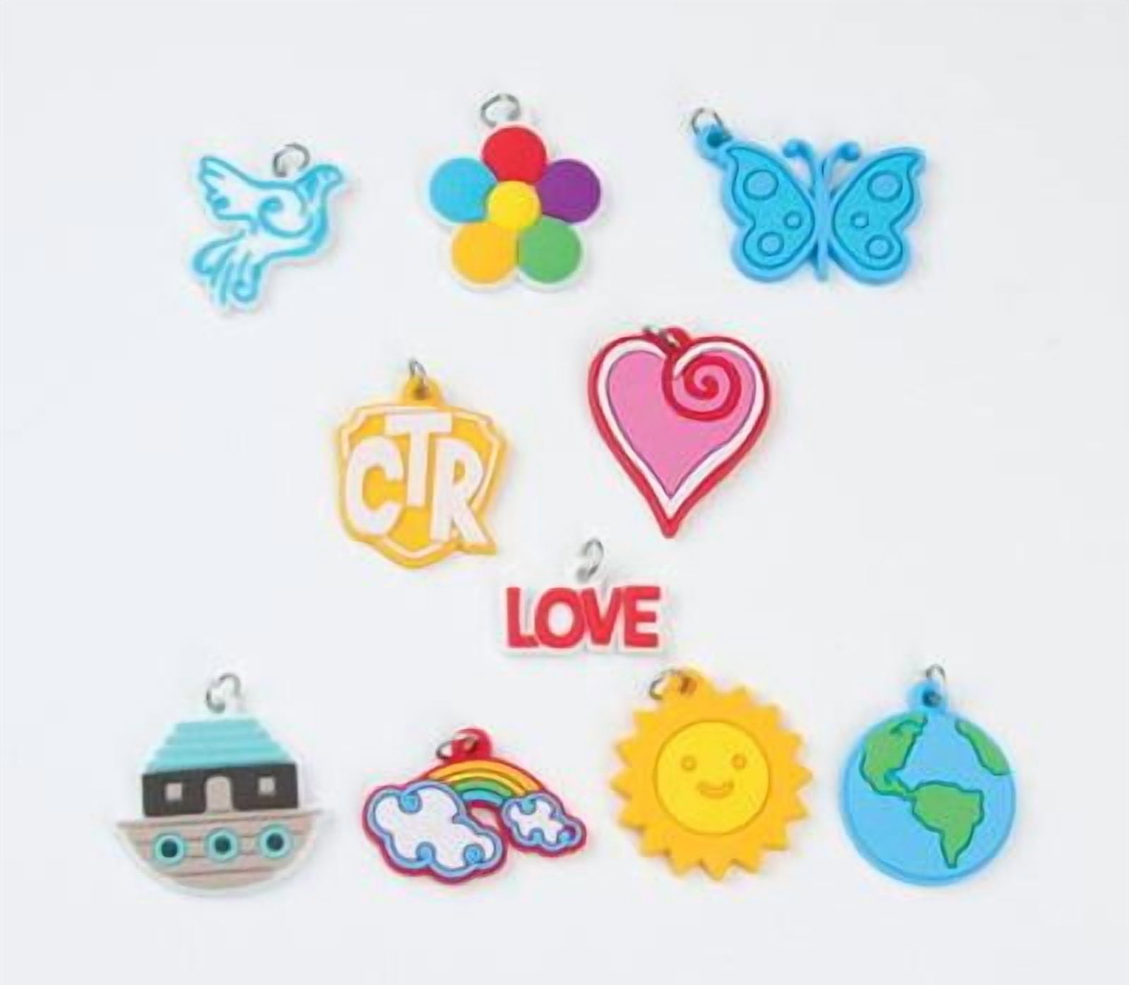 PIONEER PLUS Bible Band - Bracelet Charms - 10 pk