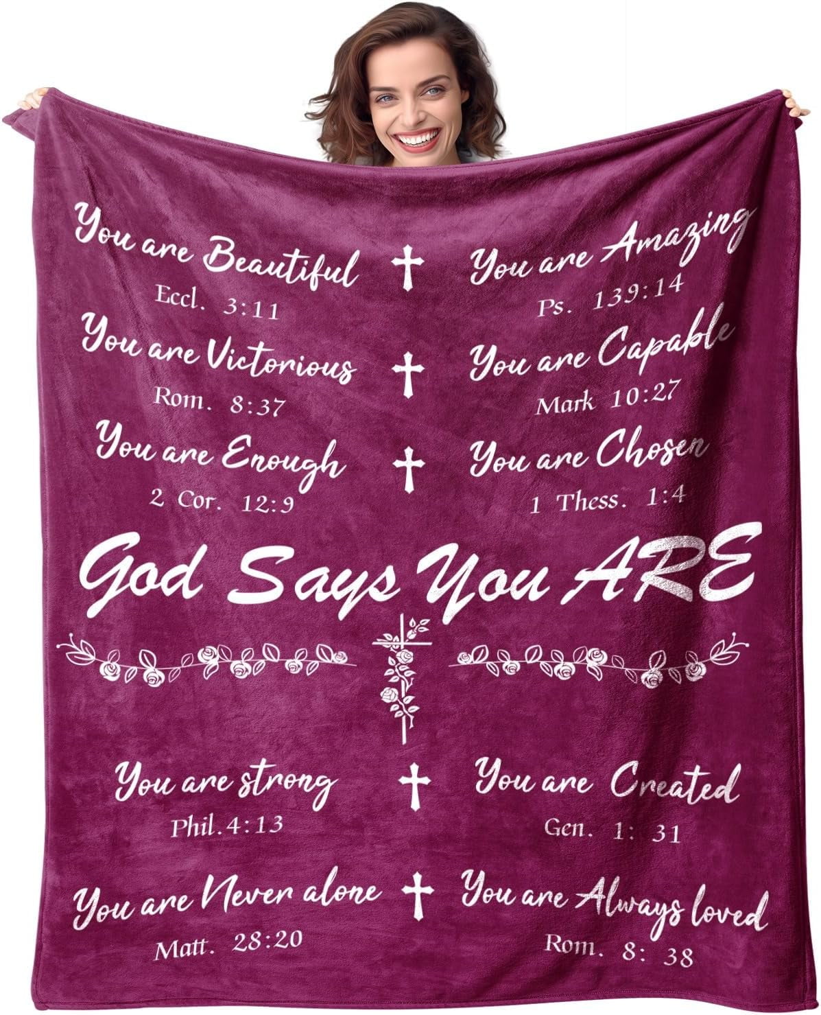 Bible Blanket Christian Sympathy Blanket Inspirational Gifts for Women