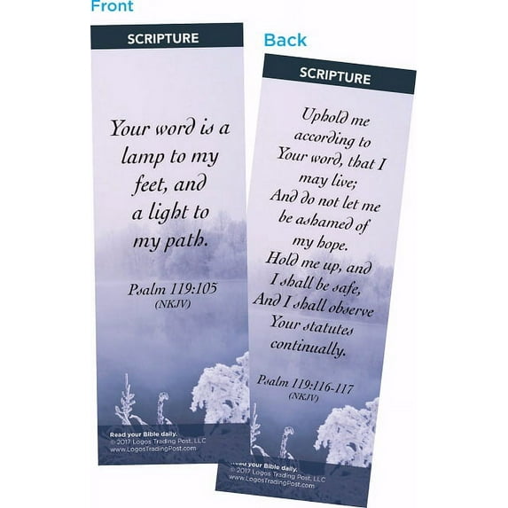 Bible Cards-Your Word-Scripture (Pk/25)