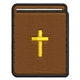 thumbnail image 1 of Bible Christian Cross Icon Applique Multi-Color Embroidered Hook & Loop Patch - 3.5 Inch Large, 1 of 5