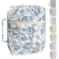 Bible Cover - Church Bag with Handle for Organized Scripture Carry, Durable Protective Bible Carrying Bag with Pockets for Study Supplies, Christian Gift