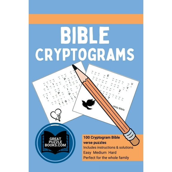 Bible Cryptogram Puzzle Book, (Paperback)