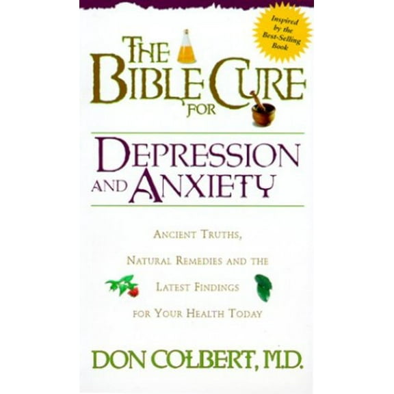 Pre-Owned Bible Cure For Depression/Anxiety (Fitness and Health) (Paperback) 088419650X 9780884196501