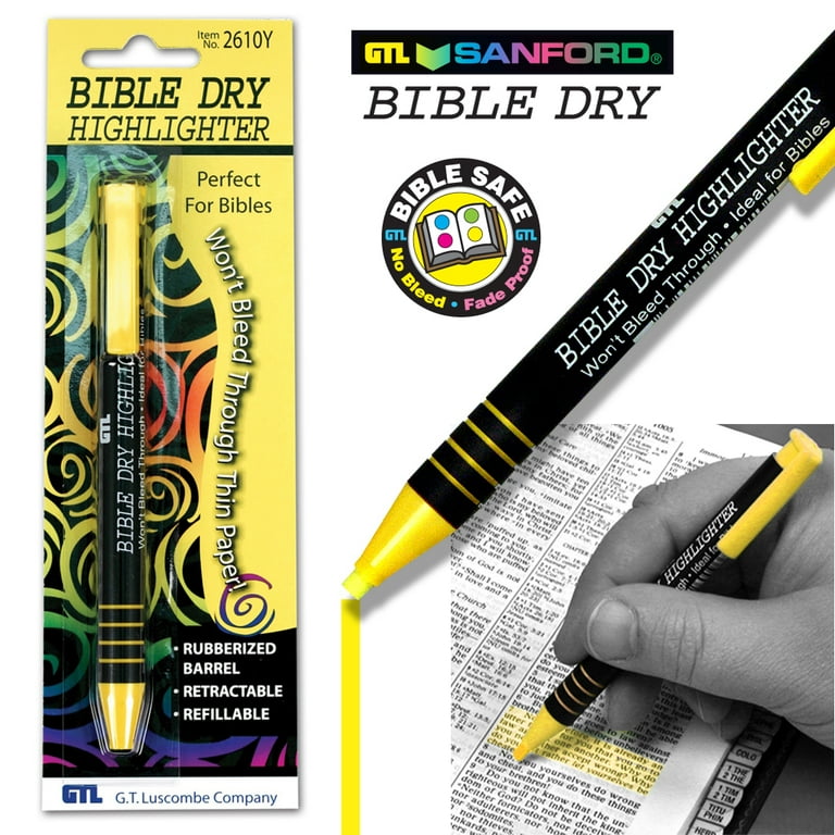 Salt & Light, Dry Gel Bible Highlighters, 1 Each of 6 Colors, Mardel