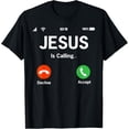 thumbnail image 1 of Bible Emergency Numbers Jesus Is Calling I Jesus Mens T-Shirt, 1 of 7