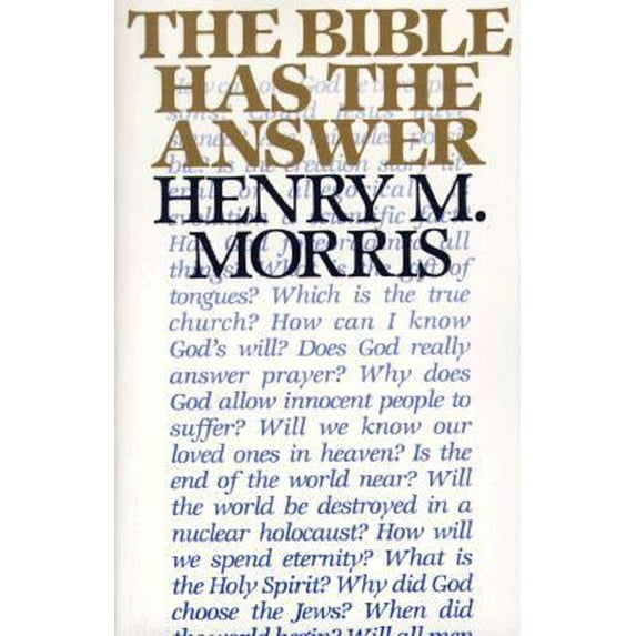 Pre-Owned Bible Has the Answer (Paperback) 0801059054 9780801059056