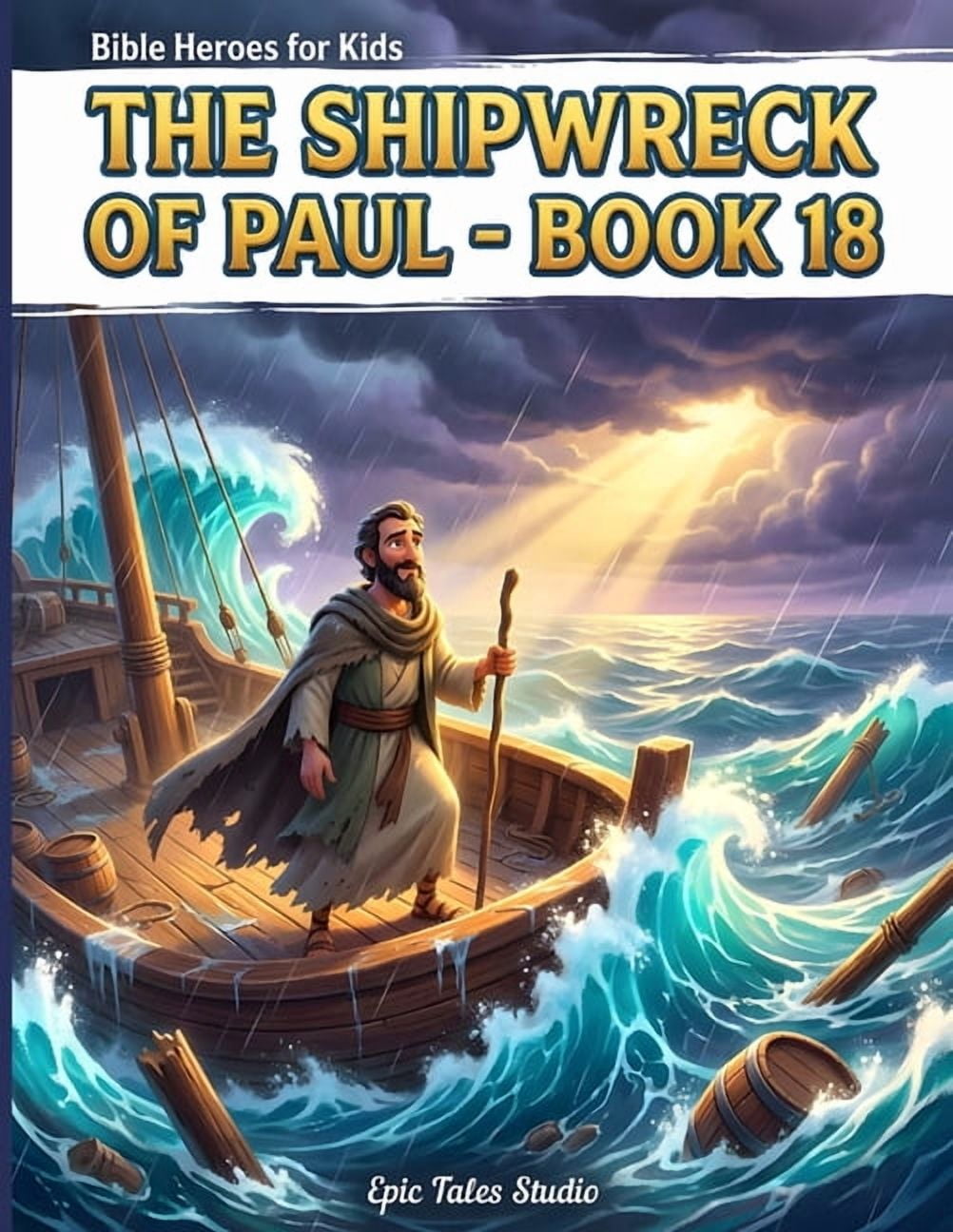 Bible Heroes for Kids Epic Bible Adventures for Kids: The Shipwreck of Paul - Book 18: A Story of Courage, Faith, and Trusting God in the Stor, Book 18, (Paperback)