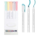 thumbnail image 1 of Bible Highlighter,Bible Markers,Marking Key Pen,Bible Highlighters No Bleed,5pcs/Set Bible Pens No Bleed Through, Bible Journaling Kit, Dual-tip Non-bleeding Marking Pens(B 5pcs/Set), 1 of 6