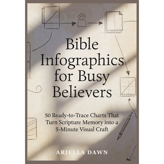 Bible Infographics for Busy Believers 50 Ready-to-Trace Charts That Turn Scripture Memory into a 5-Minute Visual Craft, (Paperback)