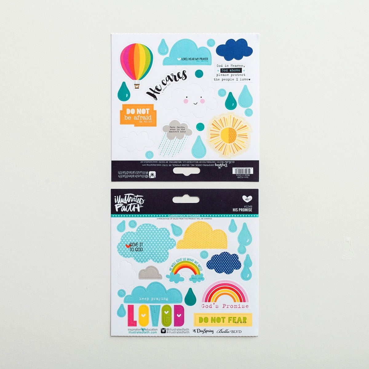 Bible JournalingCardstock StickersHis Promise (45 Pieces)