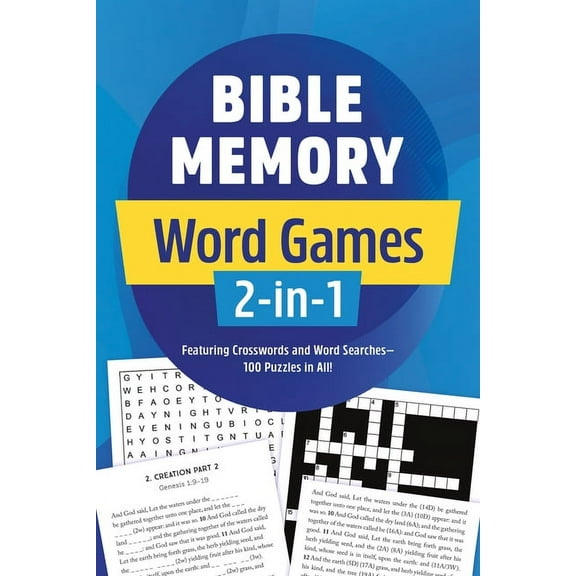 Bible Memory Word Games 2-in-1