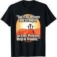 thumbnail image 1 of Bible Psalm 46:1 for Bible Student T-Shirt Black 2X-Large, 1 of 4