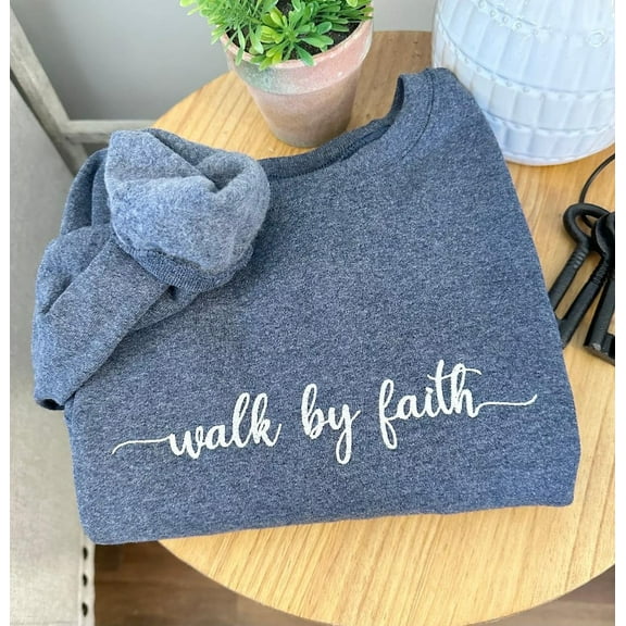 Bible Quote Christian Embroidered Sweatshirt