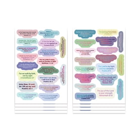 Religious Collage Sticker Bible Verses Sticker for Notebook Journal Scrapbooking