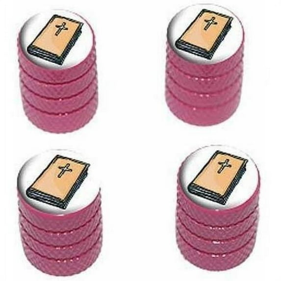 Bible Religious Christian Tire Rim Wheel Aluminum Valve Stem Caps, Multiple Colors