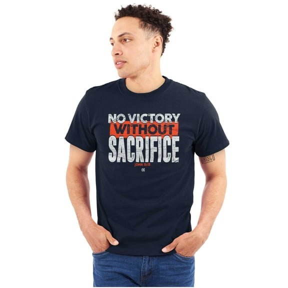 Bible Scripture John 15 Quote Men's Graphic T Shirt Tees Brisco Brands S