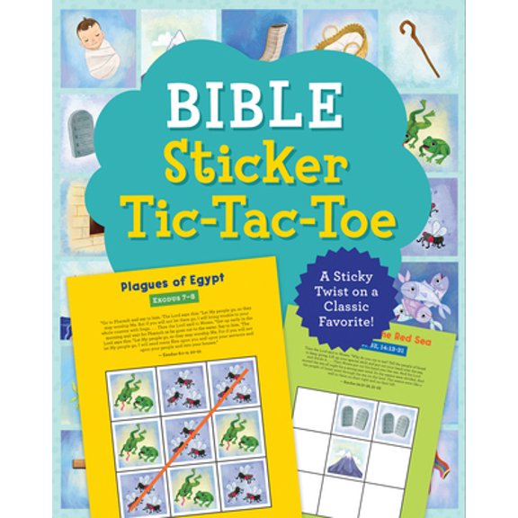 Pre-Owned Bible Sticker Tic-Tac-Toe: A Sticky Twist on a Classic Favorite! (Paperback) 1643527347 9781643527345