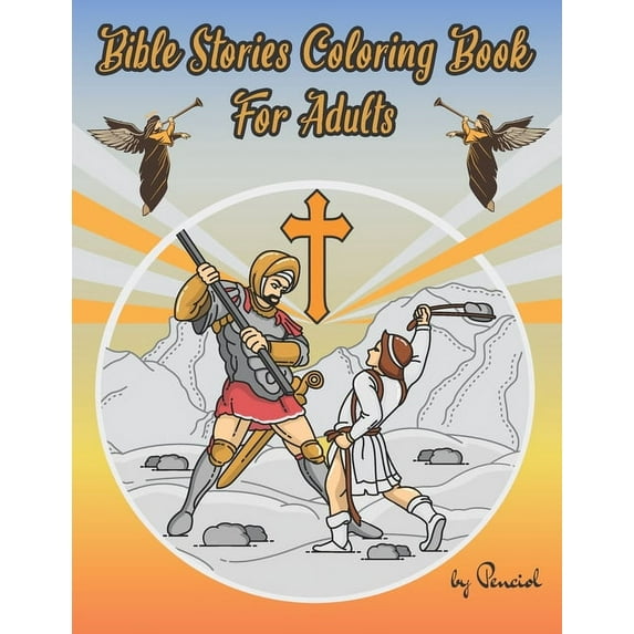 Bible Stories Coloring Book For Adults: 35+ Bible Scenes Coloring Pages - The Life of Jesus Coloring Book - Adult Coloring Book Religious (Paperback)