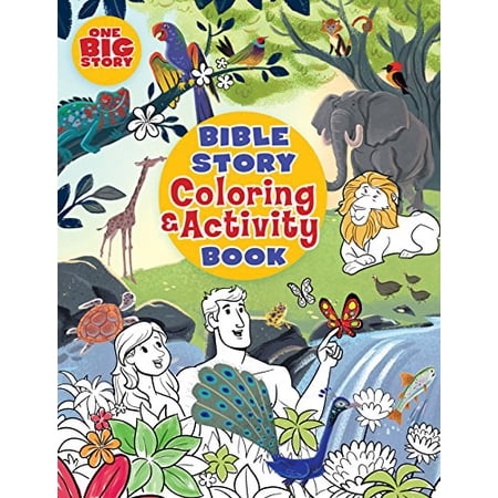 Bible Story Coloring and Activity Book (One Big Story) by B&H Kids Editorial Staff (Paperback) English