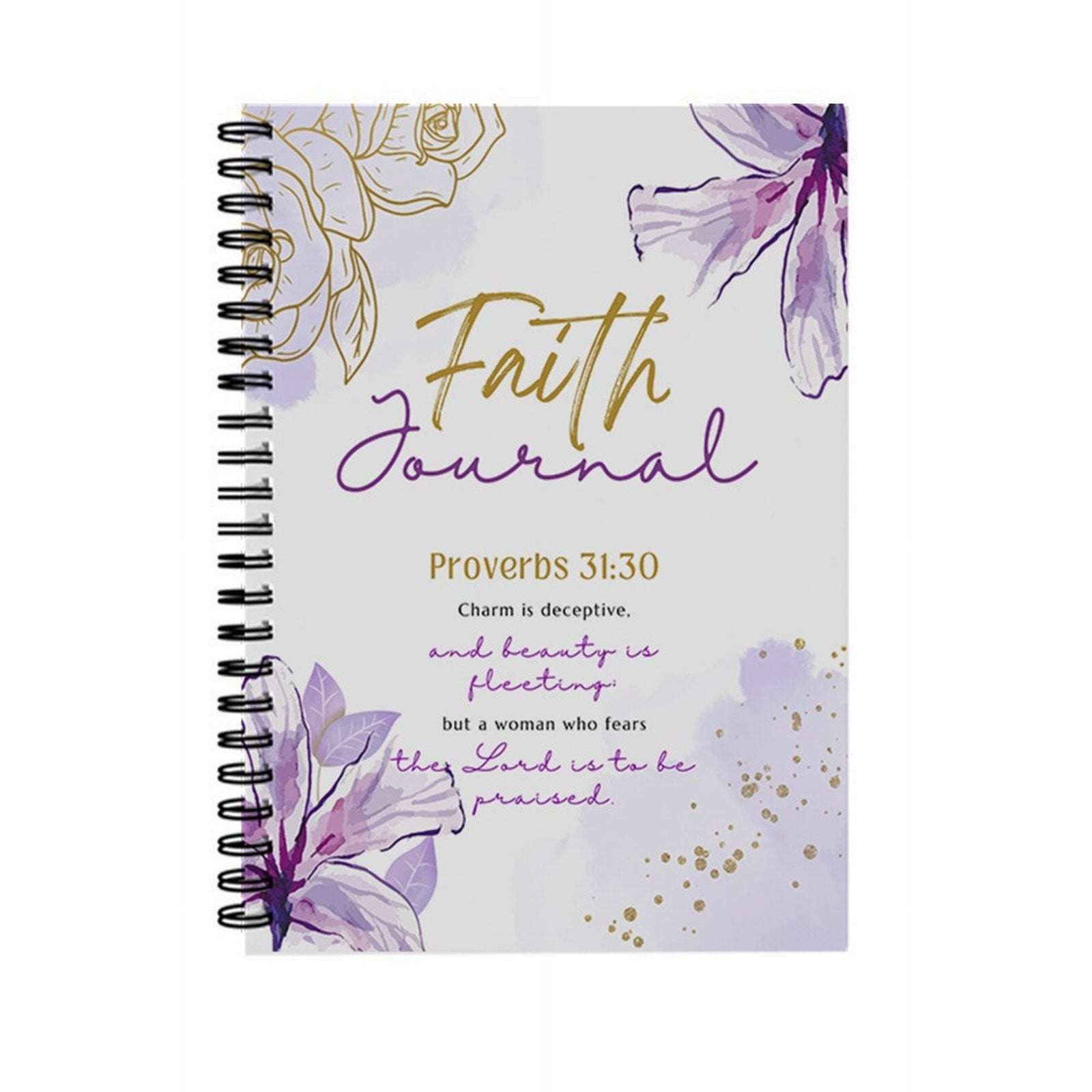 Bible Study Notebook & Prayer Journal – Faith Journal Notebook, 60 ...