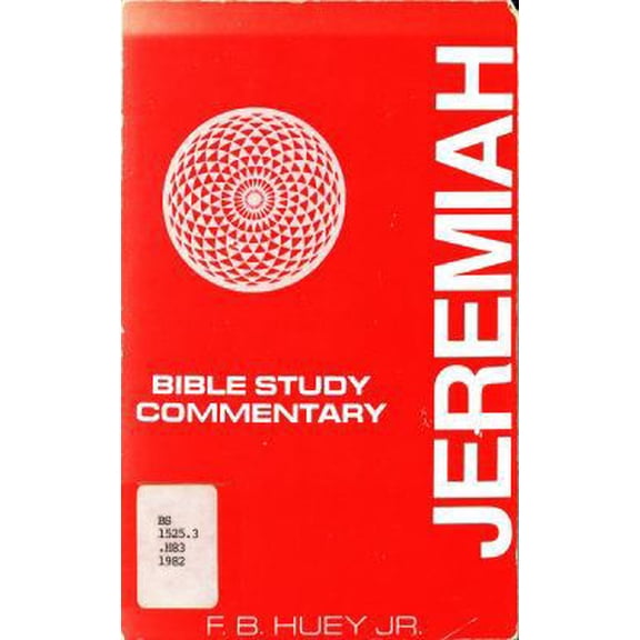 Pre-Owned Jeremiah: Bible Study Commentary (Paperback) 0310360633 9780310360636