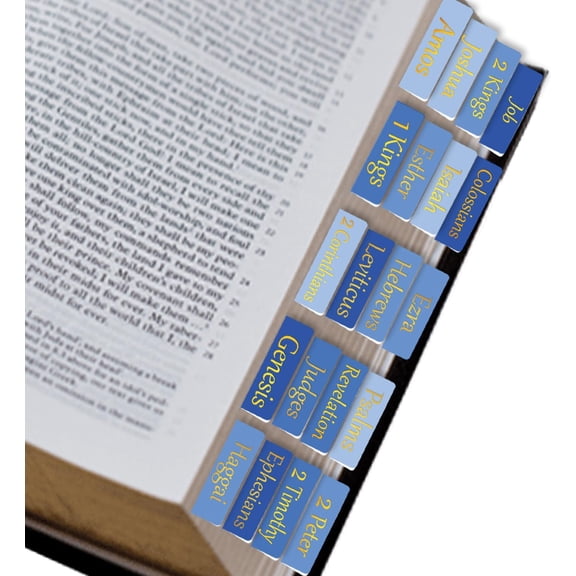 Bible Tabs,Navy Blue Reposition Laminated Bible Tabs,Bible tabs for Women,Remove & Replace Bible Index Tabs,Easy to Read and Apply Bible Tabs for Women and Man（3Sets-Navy Blue）
