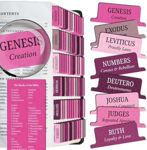 Bible Tabs Premium Tear Resistant Bible Tabs – Easy to Apply, Laminated ...
