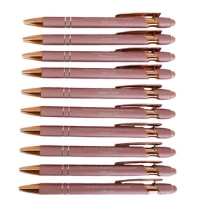 Bible Verse Ballpoint Pen Set with Stylus Tip Inspirational Writing Instruments for Reflection, Encouragement, and Gift Giving to Faithful Communities and Group Activities