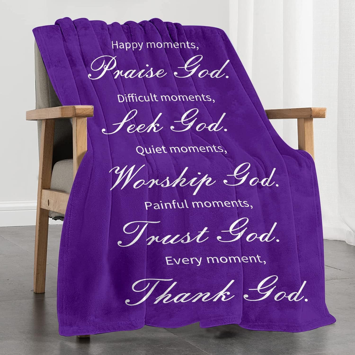Bible Verse Blanket Christian Gifts for Women, Religious Gifts Healing