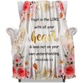 thumbnail image 1 of Bible Verse Blanket, Inspirational Religious Gift Throw Blanket with Bible Verse Religious Gifts for Women (Pink and White, 50X40), 1 of 1