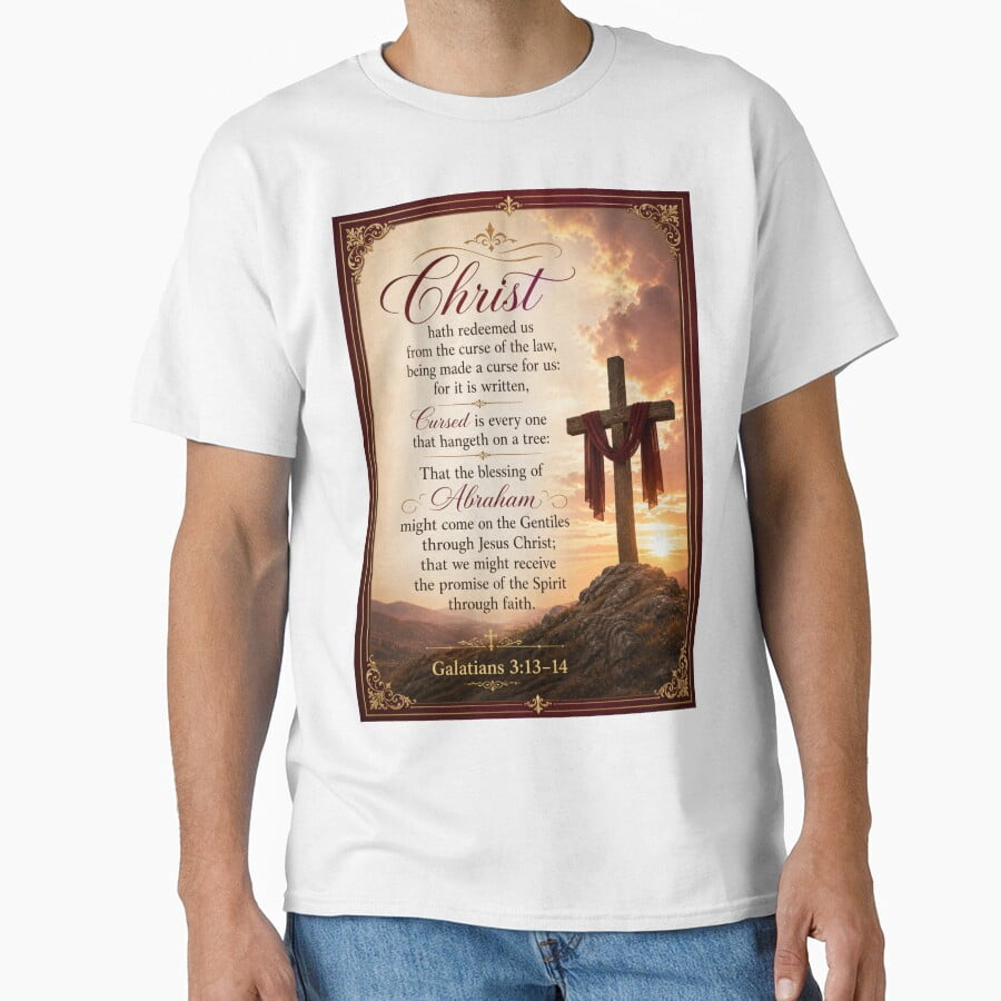 Bible Verse Blessing Shirt, Casual Graphic Tee, Everyday Short Sleeve ...