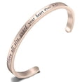 thumbnail image 1 of Bible Verse Bracelet Above All Else Guard Your Heart Prov 4:23 Cuff Bangle Bracelet,Christian Quote Religious Jewelry,Proverbs 4:23, 1 of 6
