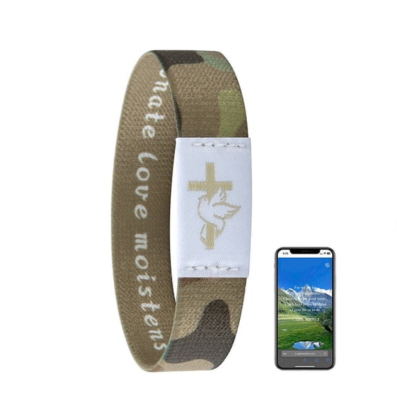 Bible Verse Bracelets Daily Bible Verse Bracelet Bible Verse Bracelets Scan Scripture Bracelets Bible Verse Bracelets For Women Nfc Bible Verse Bracelets Christian Gifts