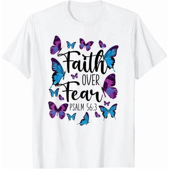Scripture Layout Bible Verse Butterfly Psalm 56:3 Christian Quote Gift Ready Design For ...