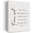 thumbnail image 1 of Bible Verse Canvas Print Decor Fear Not for I Have Isaiah 43 : 1 Wall Painting Posters Artwork 12\u201dX15\u201d Modern Home Decoration (Framed), 1 of 6