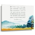 thumbnail image 1 of Bible Verse Canvas Wall Art Mountain Landscape Wall Art Lamentations 3 21 23 Prints For Bathroom Bedroom Unframed 24×36 in, 1 of 5