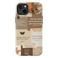 thumbnail image 1 of Bible Verse Collage Phone Case, Neutral Christian Inspirational Scripture Design, Motivational Faith iPhone Cover for iPhone 16 15 14 13 12 11 Pro Plus Mini, 1 of 6