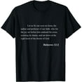 thumbnail image 1 of Bible Verse Hebrews 12:2 Christian Jesus Psalm Scripture T-Shirt Black 2X-Large, 1 of 4