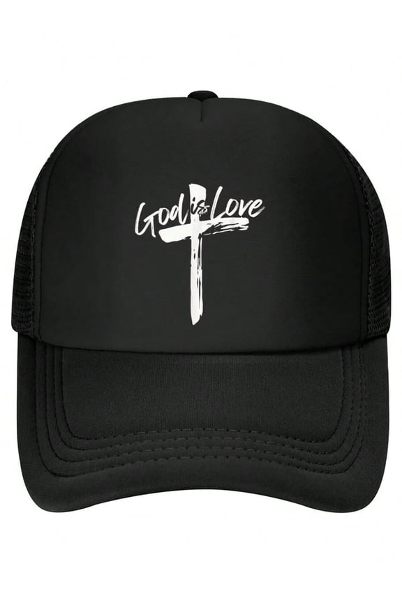 Bible Verse John 4:8 God Is Love Christian Faith Baseball Cap