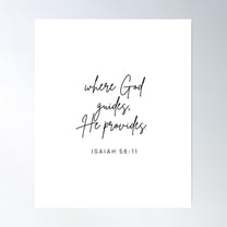 Bible Verse Poster Wall Art, Modern Wall Decor For Living Room Bedroom, 8x12 UNFRAMED