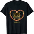thumbnail image 1 of Bible Verse Pun - Fall For Jesus He Never Leaves Womens T-Shirt Black Large, 1 of 5
