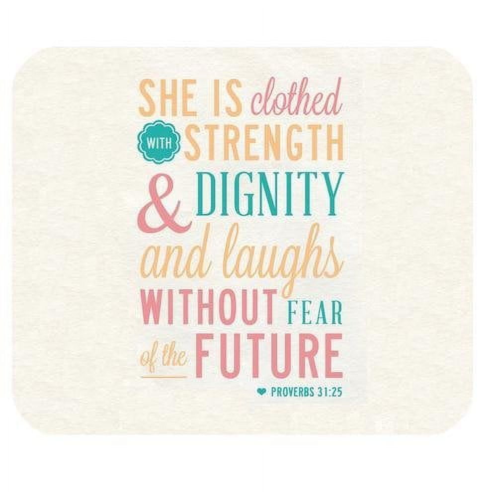 She Laughs Without Fear Of The Future Verse Bible Verse Quotes She is clothed with strength & dignity and laughs