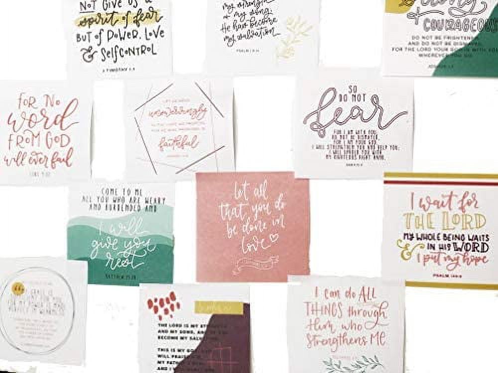 Bible Verse Sticky Notes for Anxiety, Depression, Encouragement