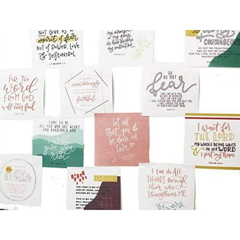 Bible Verse Sticky Notes for Anxiety, Depression, Encouragement