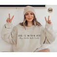 thumbnail image 1 of Bible Verse Sweatshirt, God Is Within Her She Will Not Fall Shirt, Women's Religious Shirt, Aesthetic Christian Gifts for Mothers, G7867, 1 of 1