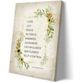 thumbnail image 1 of Bible Verse Wall Art Inspirational Quotes Poster Chapters 5 22-23 Prayer Wall Art Framed Prints 12.00" x 18.00", 1 of 6