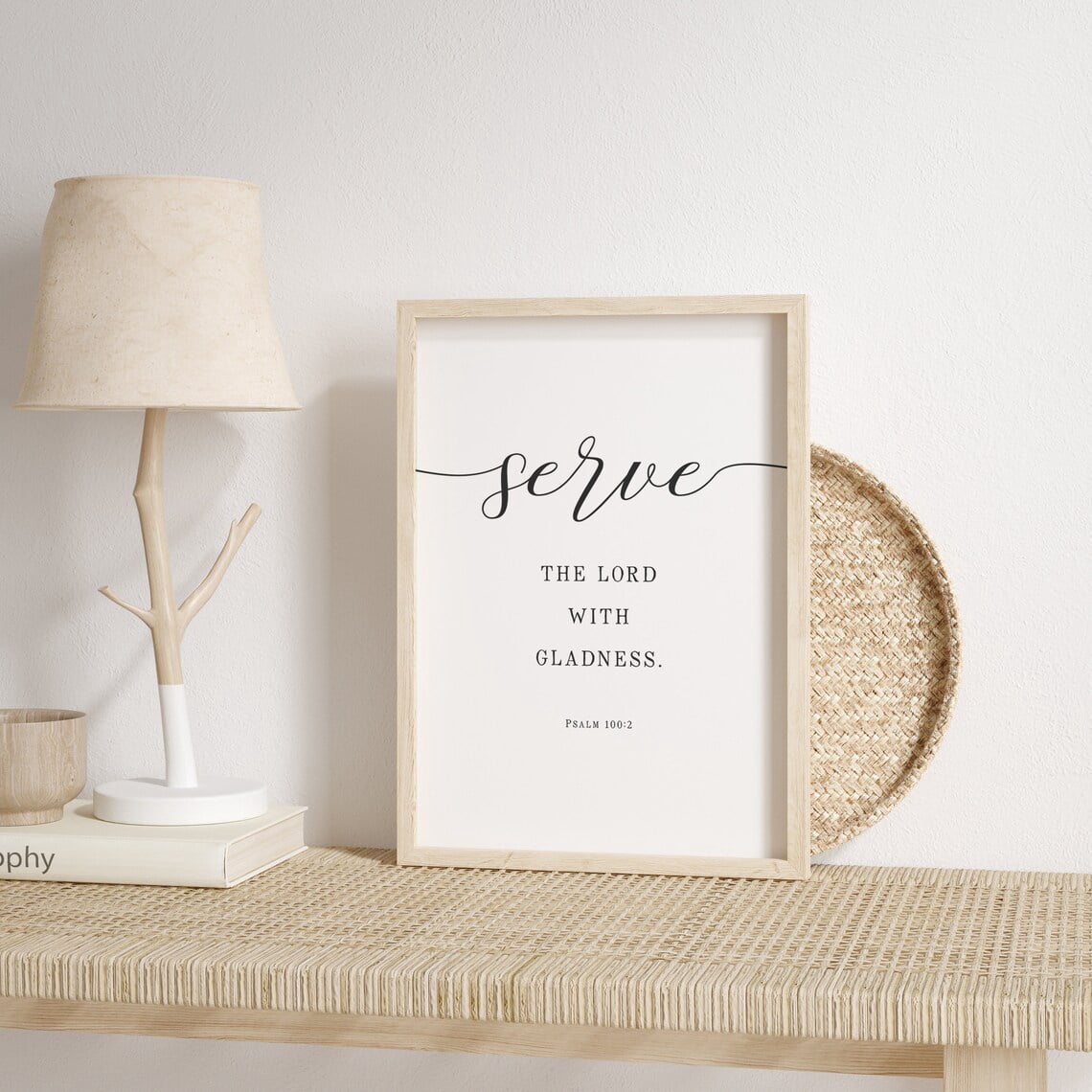 Bible Verse Wall Art Scripture Christian Home Decor Quotes Print ...