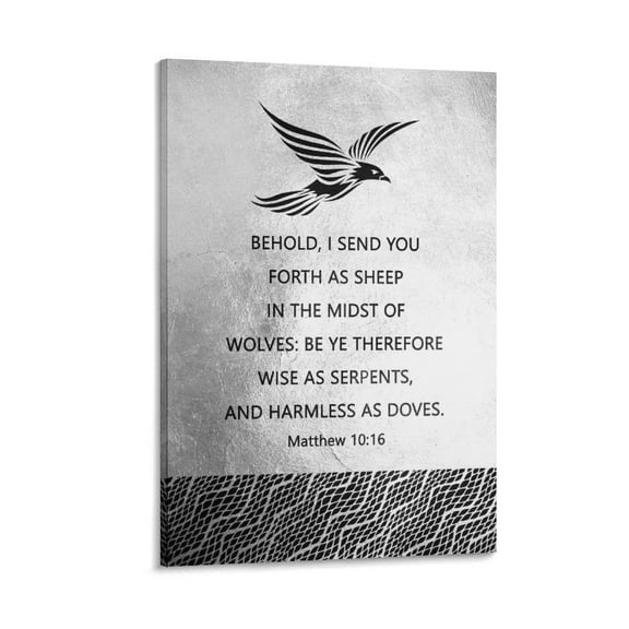 Bible Verses Charcoal Poster Jesus Christ (11) Wall Art Picture Painting Poster Canvas Print Posters Artworks Bedroom Living Room Decor 08x12inch(20x30cm)